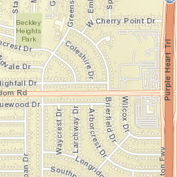 7100 South R L Thornton Freeway, Dallas Street Map