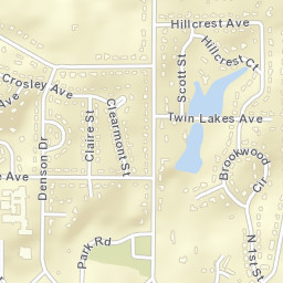 Rocky Brook Alabama Street Map