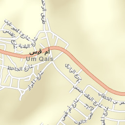 Umm Qays Street Map