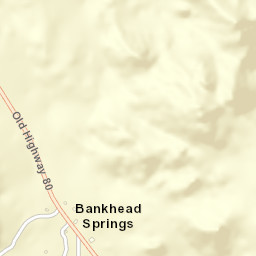 Bankhead Springs California Street Map