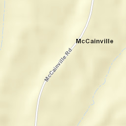 McCainville Alabama Street Map