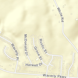 Harwell Hills Alabama Street Map