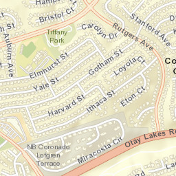 Cockatoo Grove California Street Map