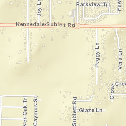 1204 Vera Lane, Kennedale, TX 76060 Street Map