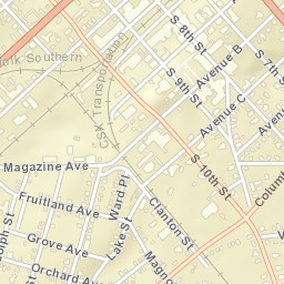 Opelika Alabama Street Map