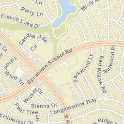4400 French Lake Drive, Fort Worth, TX Street Map