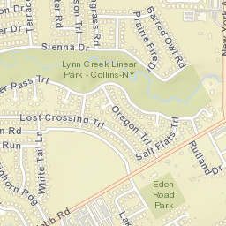 1706 Winter Pass Trail, Arlington, TX Street Map