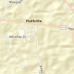 Holtville Alabama Street Map