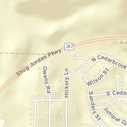 Granite Hills Alabama Street Map