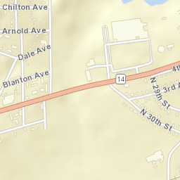 Pepperell Alabama Street Map