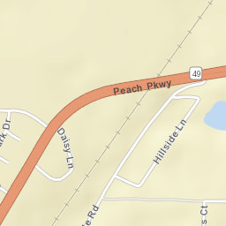 8166 Peach Parkway, Byron, GA 31008 Street Map