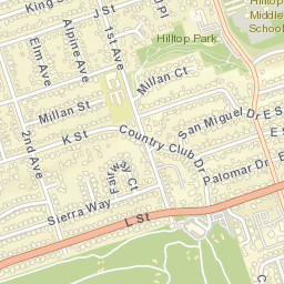 701 Alpine Ave, Chula Vista, CA 91910, USA Street Map