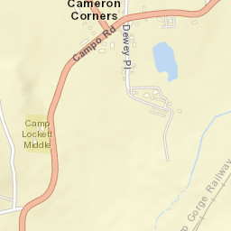 Cameron Corners California Street Map