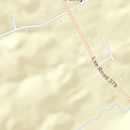Wacoochee Valley Alabama Street Map
