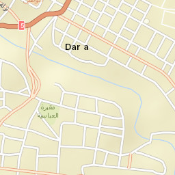 Dar‘ā Street Map