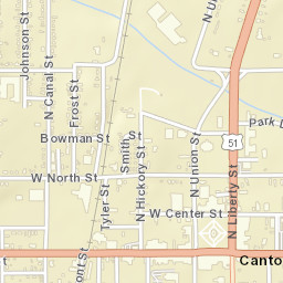3301-3359 North Liberty Street, Canton, MS  Street Map