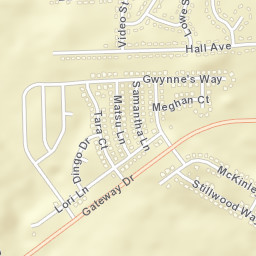 Hallway Alabama Street Map