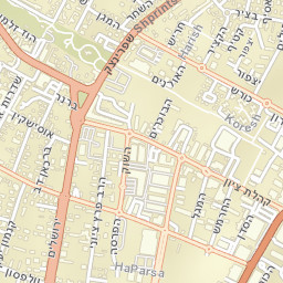 Afula Street Map