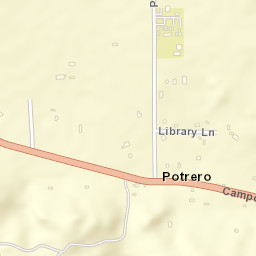 Potrero California Street Map