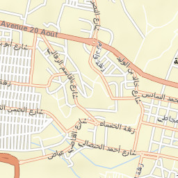 Kasba Tadla Street Map