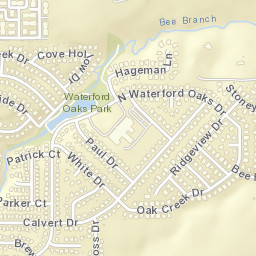 1417 Stoney Hills Drive, Cedar Hill, TX Street Map