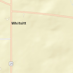 Whitsitt Alabama Street Map