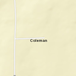 Coleman Alabama Street Map