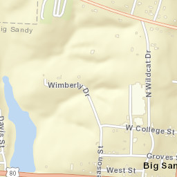 North Wildcat Drive, Big Sandy, TX Street Map