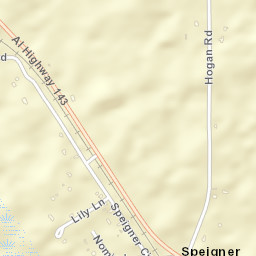 Speigner Alabama Street Map
