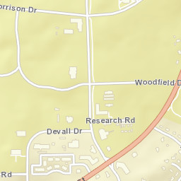 Woodfield Alabama Street Map