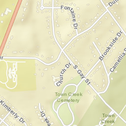 Cloverleaf Alabama Street Map