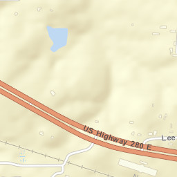 Shotwell Alabama Street Map