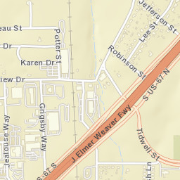 U.S. 67 Frontage & U.S. 67, Cedar Hill, TX Street Map