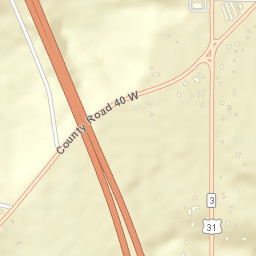 Pine Level Alabama Street Map