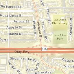 1649 Picador Blvd, San Diego, CA 92173, USA Street Map