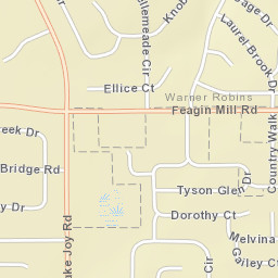 107-109 Running Creek Drive, Warner Robins Street Map