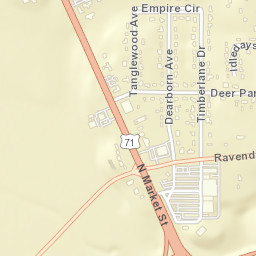 Martin Luther King Dr. Area, Shreveport Street Map