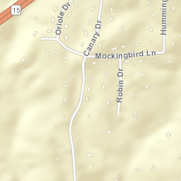 Whipporwill Estates Alabama Street Map