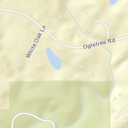 Oak Hollow Alabama Street Map
