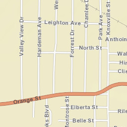 405 Knoxville Street Fort Valley GA Street Map