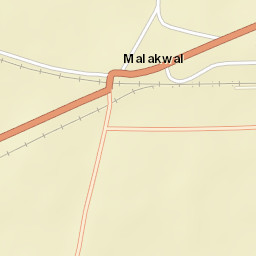 Malakwal City Street Map