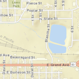 1731 East Grand Avenue, Marshall, TX Street Map
