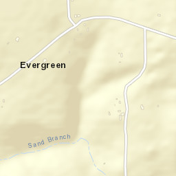 Evergreen Alabama Street Map