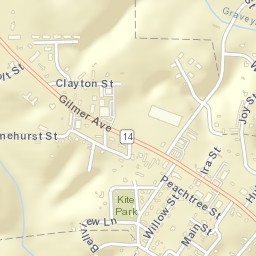 1937-2105 Gilmer Avenue, Tallassee, AL Street Map