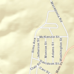 Carrville Alabama Street Map
