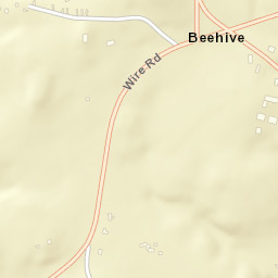 Beehive Alabama Street Map
