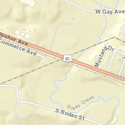 699 South Rodeo Street, Gladewater, TX Street Map