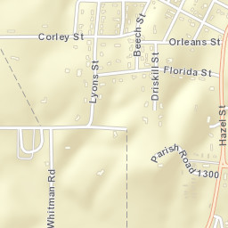 2620-2646 Corley Street, Arcadia, LA Street Map