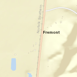 Fremont Alabama Street Map