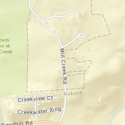 Sand Hill Alabama Street Map